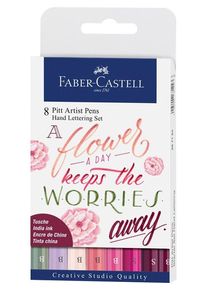 Faber-Castell Tuschestift Pitt Artist Pen Lettering 8x