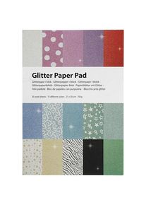 Creativ Company Glitter Paper Block A4 150gr 30 Sheets