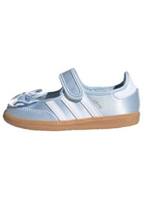adidas originals Piger Ballerinasko 'DISNEY SAMBA JANE' lysebl&aring; / hvid St&oslash;rrelse 29