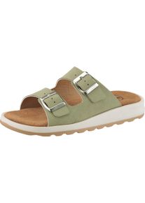 Franken Schuhe Dames Slipper met zachte inleg pistache Maat 41