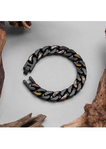 Holzkern bracelet for Damen und Herren Bodyguards (Zebrawood/Black) made of natural wood, size adjustable