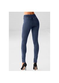 Buffalo, Damen, Jeggings mit breitem Bund, dunkelblau-jeans, N-Gr, 40 - N-Gr, dunkelblau-jeans, Basic Jeggings in elastischer Stretchqualit&auml;t