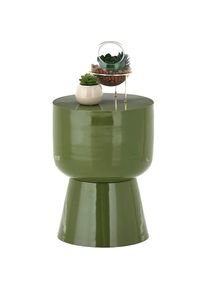 PAROLI, Beistelltisch, gr&uuml;n + gr&uuml;n + gr&uuml;n, B/H/T: 34 cm x 44 cm x 34 cm, gr&uuml;n + gr&uuml;n + gr&uuml;n