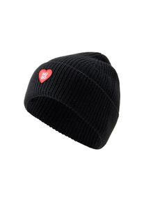 Hugo, Damen, Beanie &raquo;Sentialy Hat&laquo; mit Logo-Aufn&auml;her, Black 001, Black 001, M&uuml;tze von Hugo Womenswear