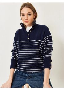 Bianco Lucci Pull-over Femme bleu taille S-L