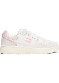 Tommy Hilfiger, Damen, Sneakers, Tjw Retro Basket Sneaker, Weiss, Pink, (38)