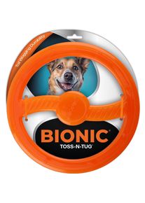 Bionic - Toss-N-Tug Ring - Orange - 22.7 cm, Hundespielzeug