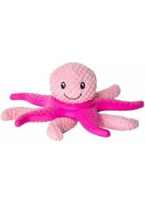 KIWI WALKER Hunde-Spielzeug 2 in 1 Oktopus & Seestern Rosa (Kauspielzeug Hund), Hundespielzeug