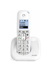 Alcatel XL785 Analog/DECT-Telefon Rufnummernanzeige Weiss, Telefon, Weiss