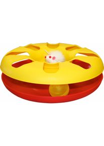 Kerbl RACING WHEEL Katzenspiel- zeug &oslash; 24 cm, farbl. sort. (Besch&auml;ftigungsspielzeug Katze), Katzenspielzeug