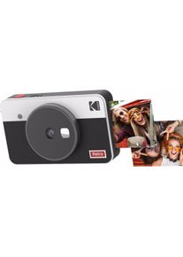 Kodak Mini Shot Combo 2 Retro, Sofortbildkamera, Weiss, Schwarz