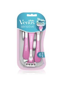 Gillette, Nassrasierer, Einwegrasierer Venus Sensitive - 6 St&uuml;ck