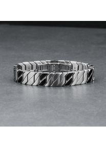 Holzkern bracelet for men and women Baritone (Maple/Silver) made of natural wood, size adjustable