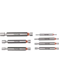 Tecwerk, Messlehre, Grenzlehrdornsatz H7 je 1 St. 3, 4, 5, 6, 8, 10, 12 mm mit Gut- und Ausschussseite
