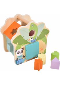 Small Foot Steckw&uuml;rfel Haus &bdquo;Jungle Friends&ldquo;