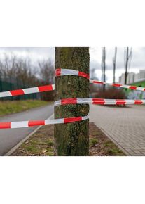 Perel, Absperrung, Rot/weiss Sicherheitsband - 500 m - Rolle