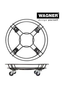 Wagner System, Pflanzenst&auml;nder + Blumentreppe, Pflanzenroller WagnerSystem Stahl &Oslash; 38 cm Tragkraft 100 kg grau