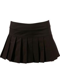 Cottelli Collection, Damen, R&ouml;cke, Falten-Minirock, Schwarz, (S)