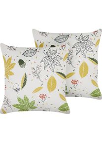 Beliani, Dekokissen, Mullein (45 x 45 x 10 cm)