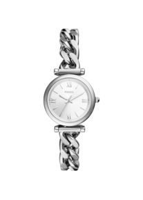 Fossil, Armbanduhr, Carlie, Silber, (Analoguhr, 28 mm)