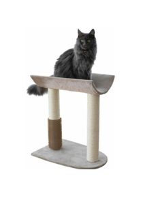 Kerbl Kratzbaum Ambiance, taupe 49x35x56 cm (70 cm, Taupe), Katzenbaum