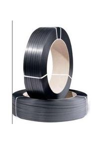 TransPak, Verpackungsmaterial, Umreifungsband Bandbreite12xSt&auml;rke0,55mm L&auml;nge 2500m PP schwarz Kerndurchmesser 280mm