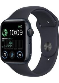 Apple Watch SE 44 mm (2022) | GPS | Mitternacht | Sportarmband Mitternacht M/L