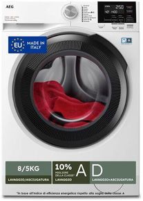 AEG 7000 ProSteam&reg; LWR7G856OB Lavatrice-asciugatrice 8 kg | 24 mesi di garanzia del produttore | bianco
