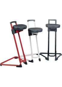 Lotz, B&uuml;rostuhl, Stehhilfe Integralschaum Sitzh&ouml;henverstellung 600-850 mm Stahlrohr schwarz