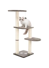 Trixie Kratzbaum Altea (117 cm, Grau, Platingrau), Katzenbaum