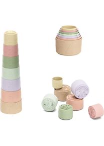 Kinder and Kids - Soft Rubber Stacking Cups 32 cm silicone - (K30008)