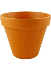 Domoletti, Blumentopf, Flowerpot TERAKOTA, ceramics, &Oslash; 140 mm, brown