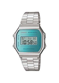 Casio, Armbanduhr, Vintage, Silber, (Digitaluhr, 34 mm)