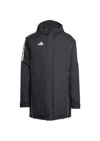 Adidas, Herren, Laufjacke, TIRO24 PARKA (L), Weiss, Schwarz, L