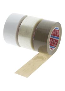 PET-Packband Tesa 60418, 60 % recycelt, VE 6 Rollen, wei&szlig;, Band-LxB 132 m x 50 mm Tesa