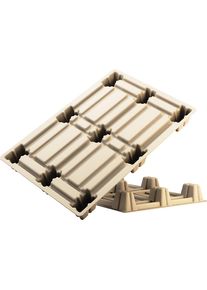 Fasergusspalette, Euro, LxBxH 1200 x 800 x 130 mm, VE 30 Stk