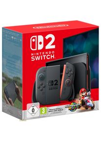 Nintendo Switch 2 + Mario Kart World-Set, Spielkonsole, Schwarz