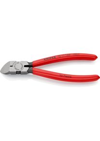 Knipex, Bolzenschneider + Seitenschneider, Kunststoffseitenschneider DIN ISO 5743 L.160mm 45Grad gew. m.&Ouml;ffnungsfeder Kopf poliert Griffe Ku... (160 
