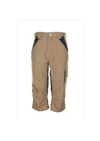 Planam, Arbeitshose, Plaline Arbeitskleidung dreiviertel Hose sand schwarz XXL (XXL)