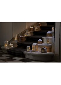 K&Auml;HLER DESIGN K&auml;hler, Windlicht, Urbania Lichthaus City (1 x, 20.5 x 8 x 21 cm)