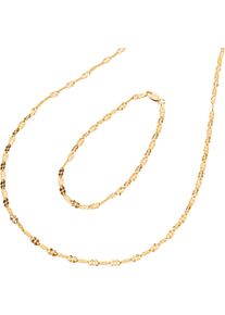 Damen Set Silber vergoldet 925 Gr&ouml;&szlig;e 0