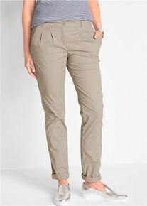 bonprix Femei Pantaloni chino cu stretch, bej, 36