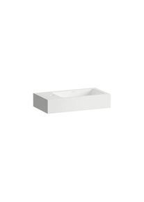 Laufen XPLORE.S Waschtisch H515XS30001111 500x268x100 mm, mit Armaturenbank, mit einem Hahnloch, ohne &Uuml;berlauf, wei&szlig;