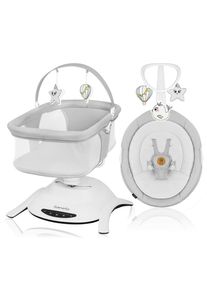 lionelo Wiege, Grau, 76.5x57.5x60.5 cm, Babym&ouml;bel & Kinderm&ouml;bel, Babyzimmer, Babybetten, Stubenwagen & Babywiegen