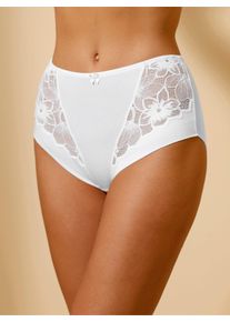 Dames Tailleslip in wit ,maat 38, WITT, 95% Modal, 5% Elastan. Kant: 88% Polyamide, 12% Elastan