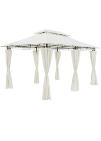 Casaria Pavillon Topas Creme 3x4m UV-Schutz 50+