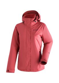 Regenjacke Maier Sports "Metor Therm Rec W", Damen, Gr. 44, rosa, 100% Polyester (recycled), Rundhals, Jacken Regenjacke, warme Damen Jacke mit Kapuze, Winterjacke wasserdicht atmungsaktiv