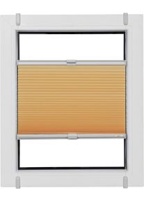 Wabenplissee SUNLINES "One Size Style Honeycomb TL", rot (apricot, grau, grau), B:55cm H:210cm, Obermaterial: 85% Polyester, 15% sonstige Fasern, Plissees, Wabenplissee, Zubeh&ouml;rfarbe grau, zum Klemmen