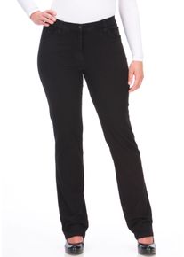 Stretch-Jeans KjBRAND "Betty CS Denim Stretch", Damen, Gr. 44 (22), K-Gr, schwarz, Denim/Jeans, Obermaterial: 85% Baumwolle, 13% Polyester, 2% Elasthan, unifarben, lang, Jeans Stretch-Jeans, mit Stretch