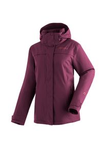 Winterjacke Maier Sports "Lisbon", Damen, Gr. 24, rot (bordeaux), 100% Polyester, Jacken Winterjacke, warme Damen Jacke, wattierte Regenjacke, wasserdicht + atmungsaktiv